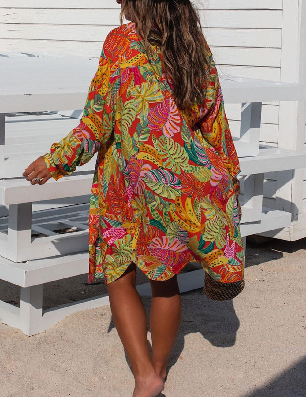 Robe-chemise boutonnée