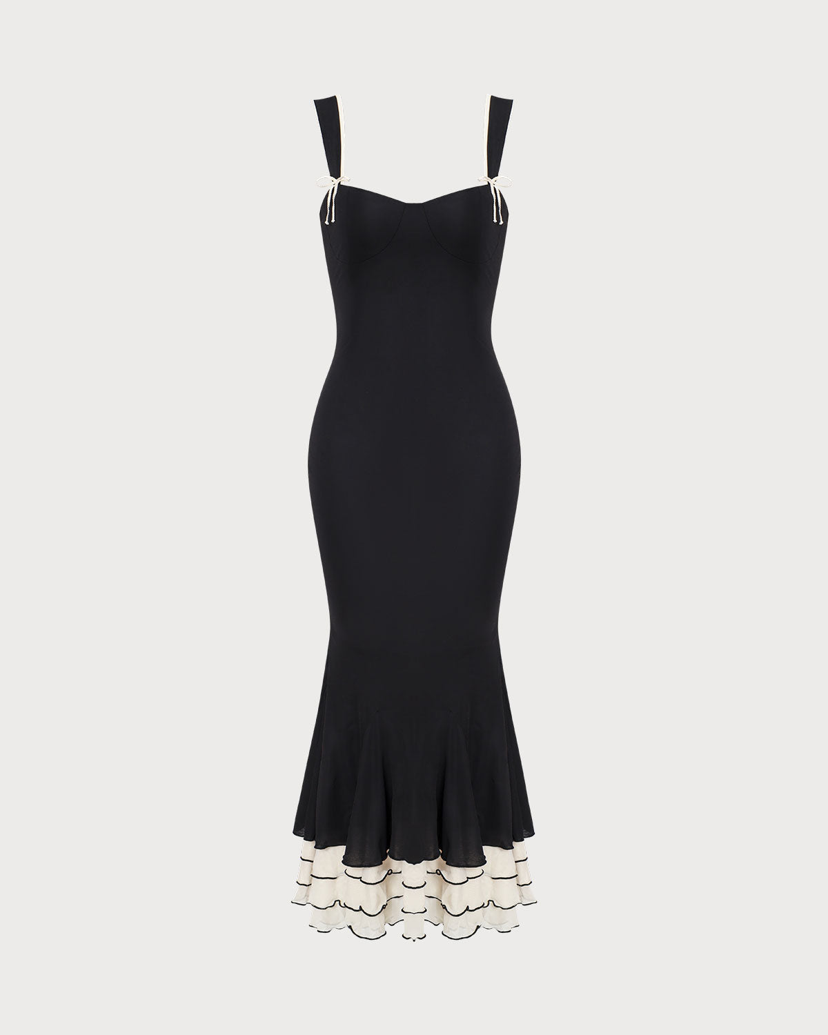 Robe longue moulante nuisette