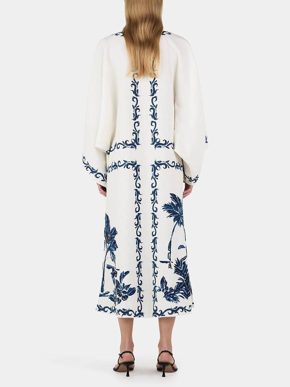 Robe mi-longue vintage oversize ample