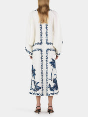 Robe mi-longue vintage oversize ample