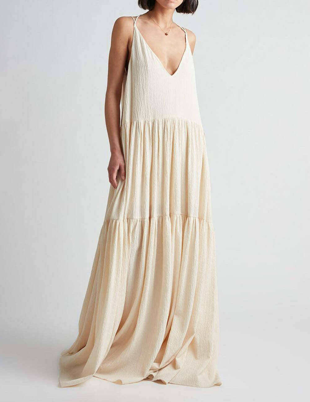 Robe longue de vacances d'été