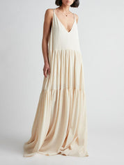 Robe longue de vacances d'été