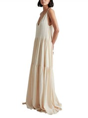 Robe longue de vacances d'été