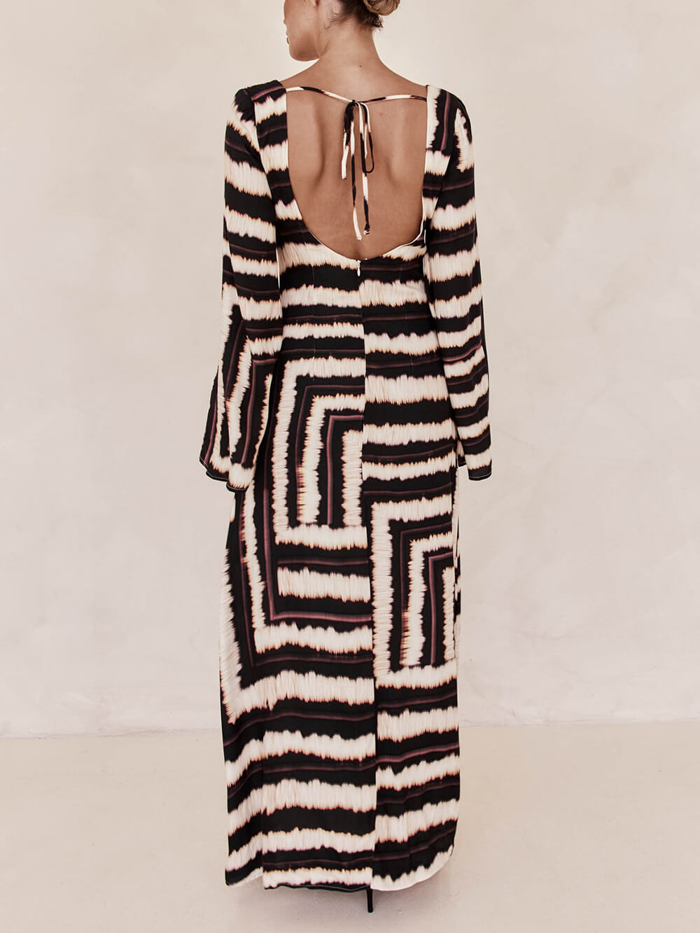 Robe longue Flattering unique imprimée