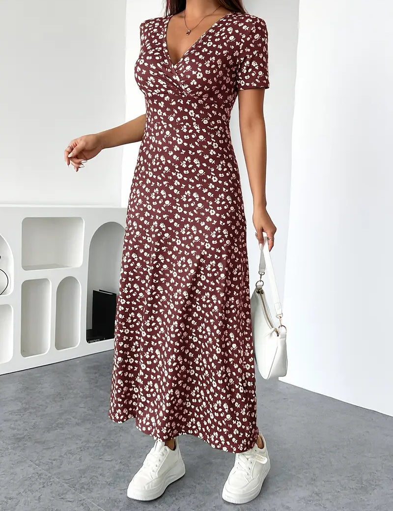 Robe Isla à volants en maille