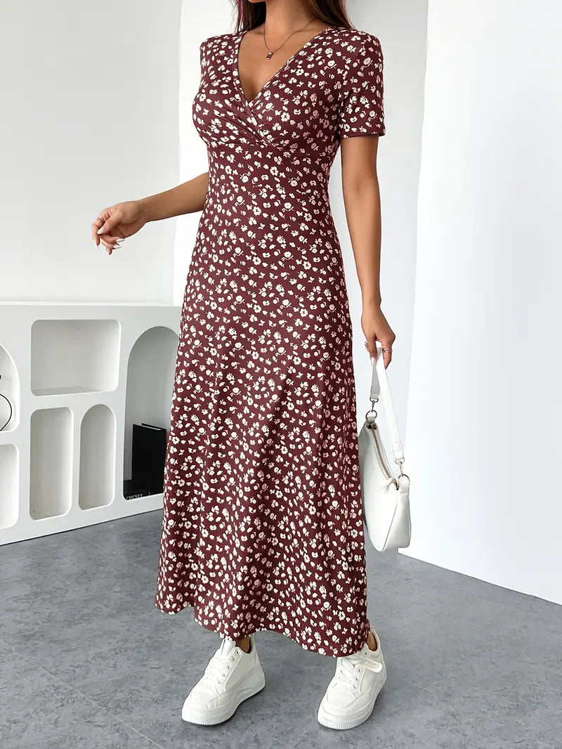 Robe Isla à volants en maille
