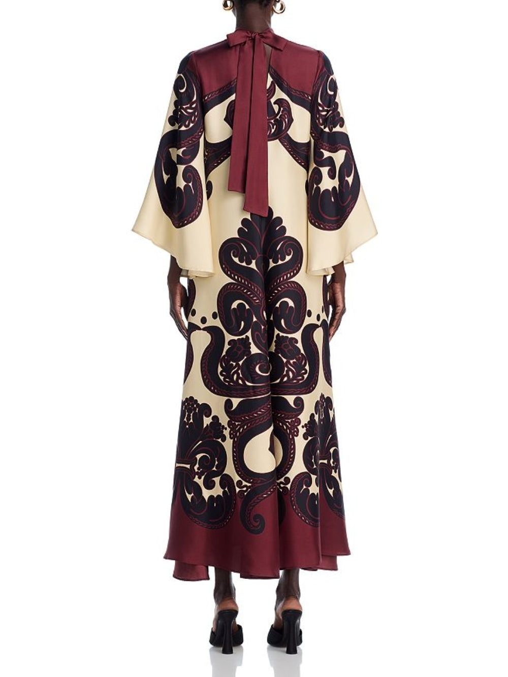 Robe longue Elegance spectaculaire imprimé