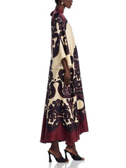 Robe longue Elegance spectaculaire imprimé