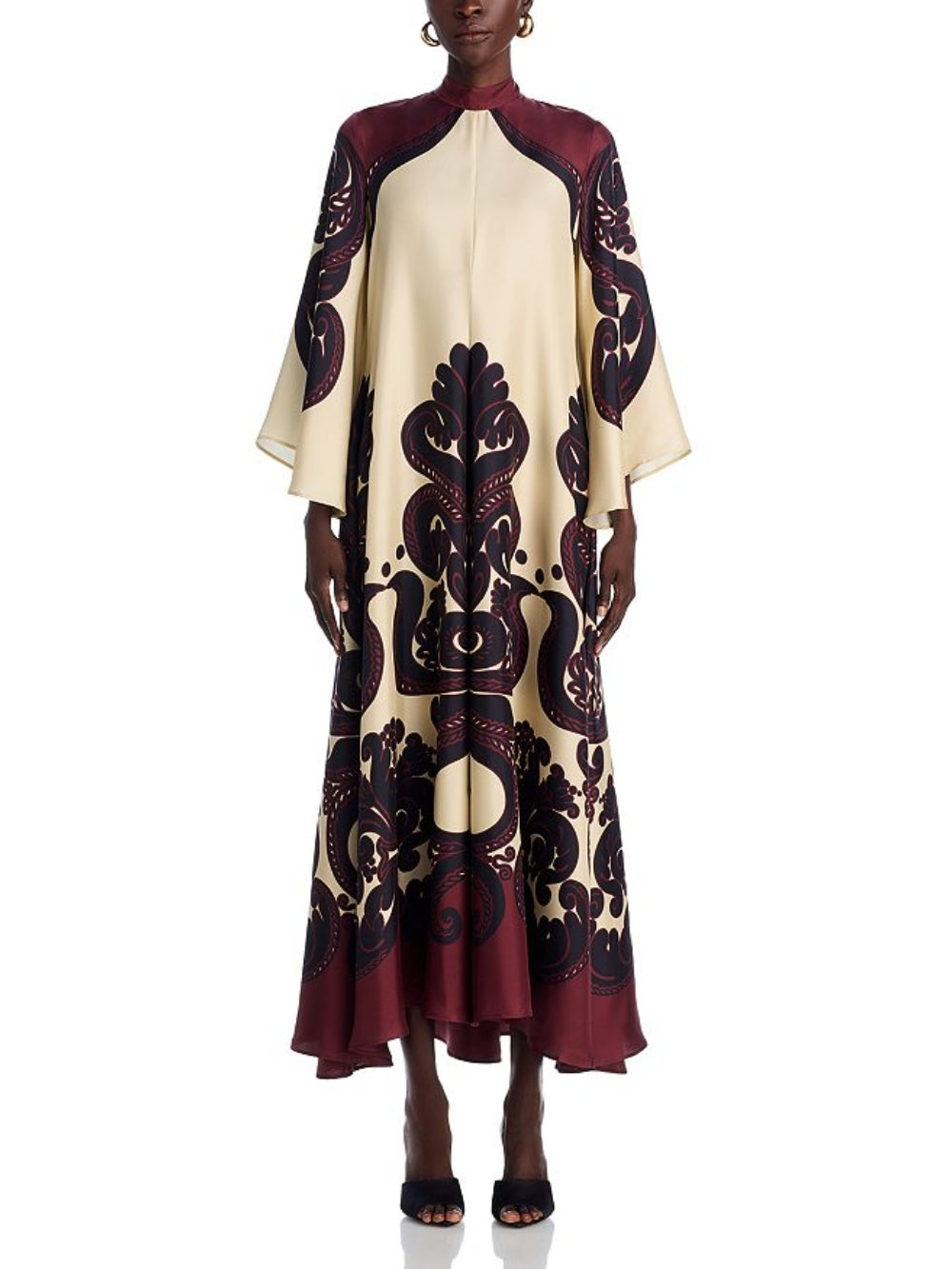 Robe longue Elegance spectaculaire imprimé