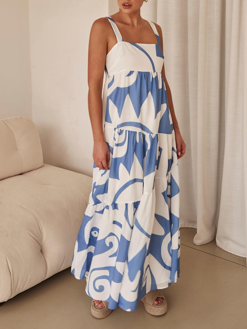 Robe longue Enchanting imprimé
