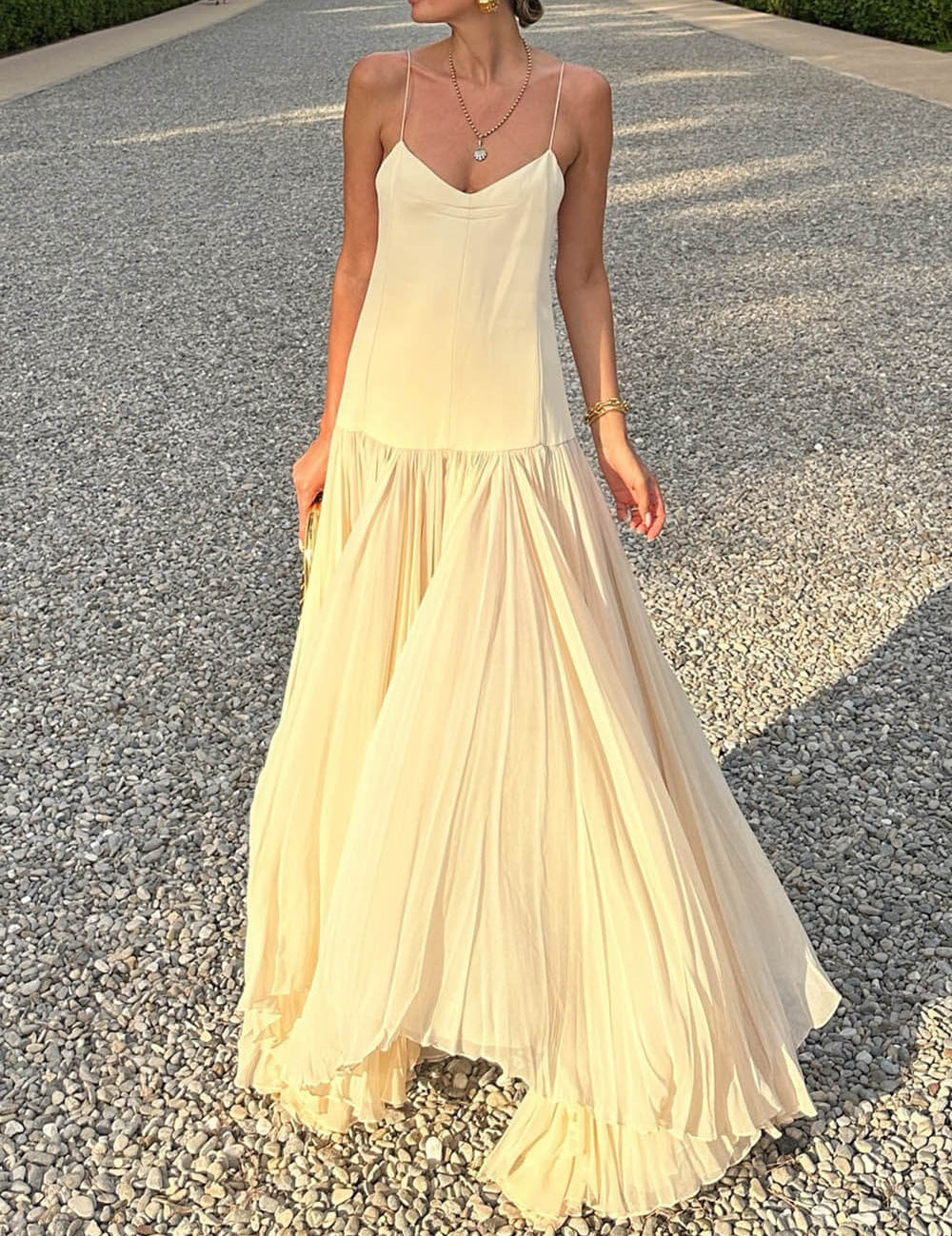 Robe Strappy taille basse