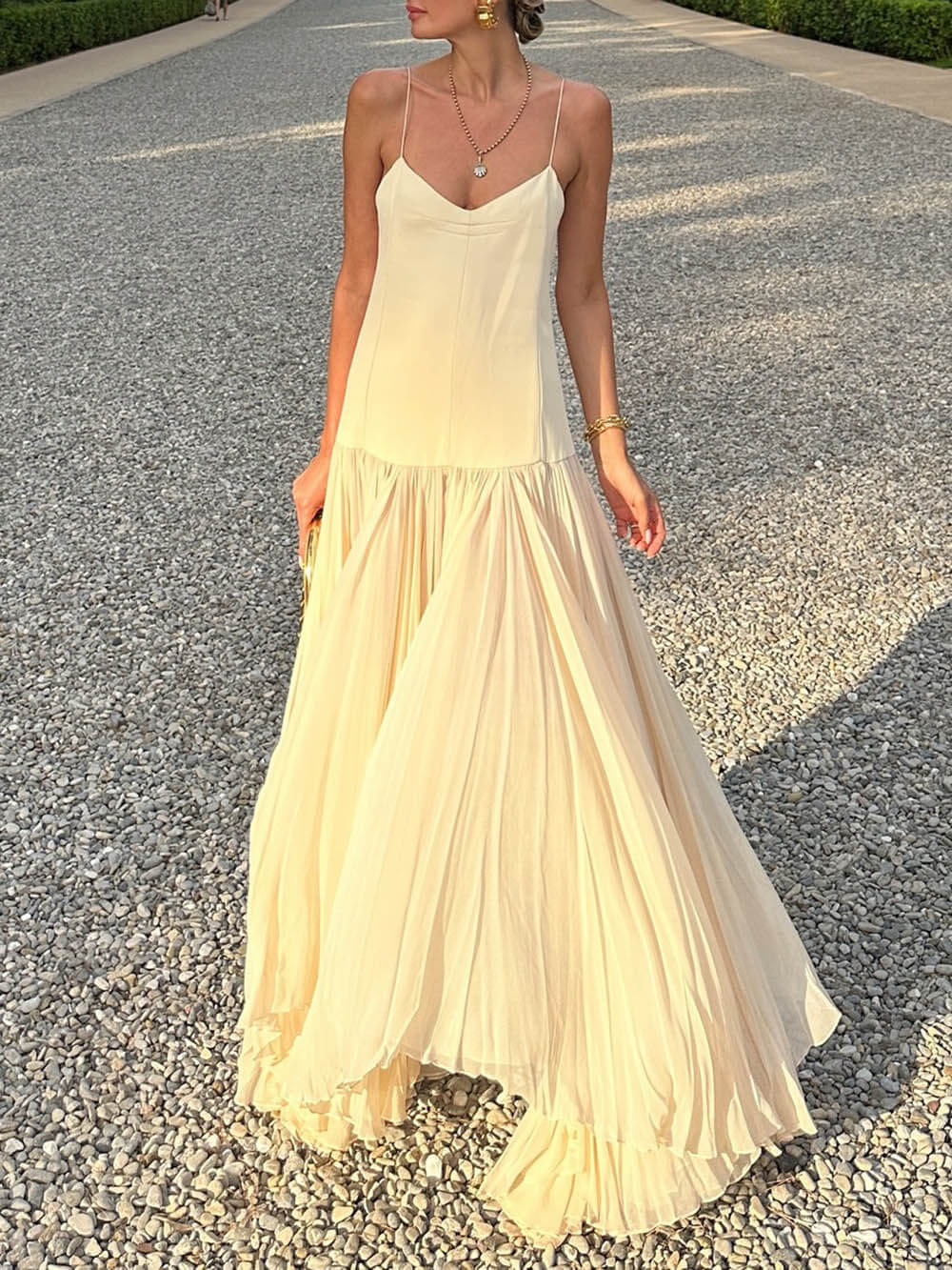 Robe Strappy taille basse