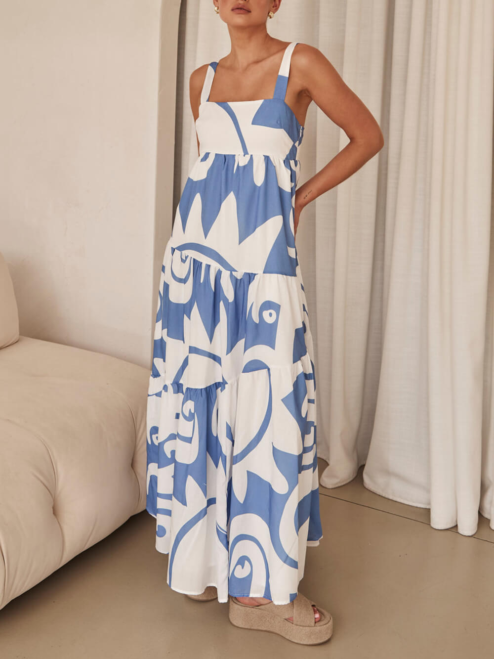 Robe longue Enchanting imprimé