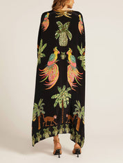 Robe unique imprimée — Rose