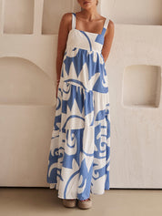 Robe longue Enchanting imprimé