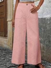 Pantalon Mara taille haute ample