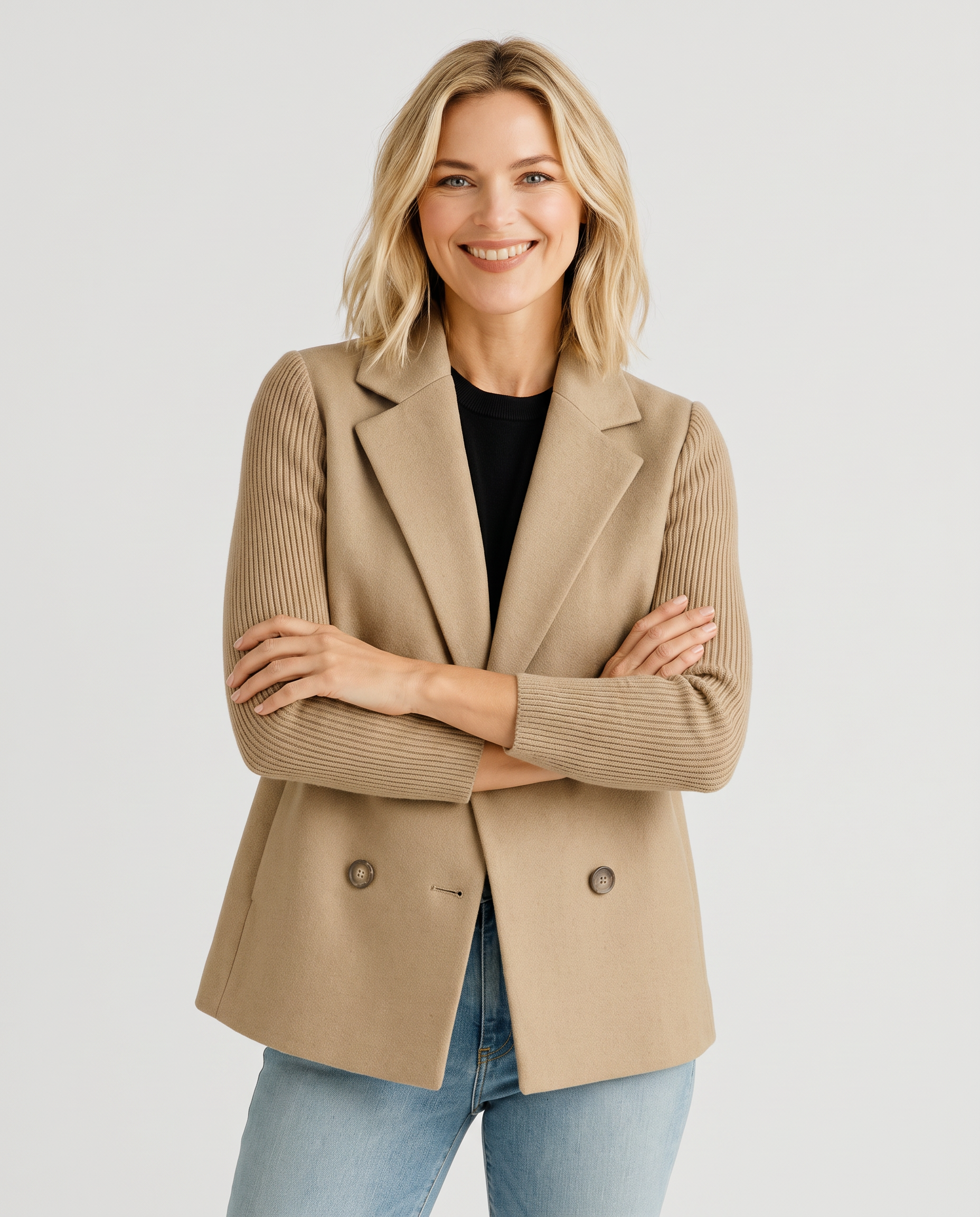 Manteau Sasha camel — buste