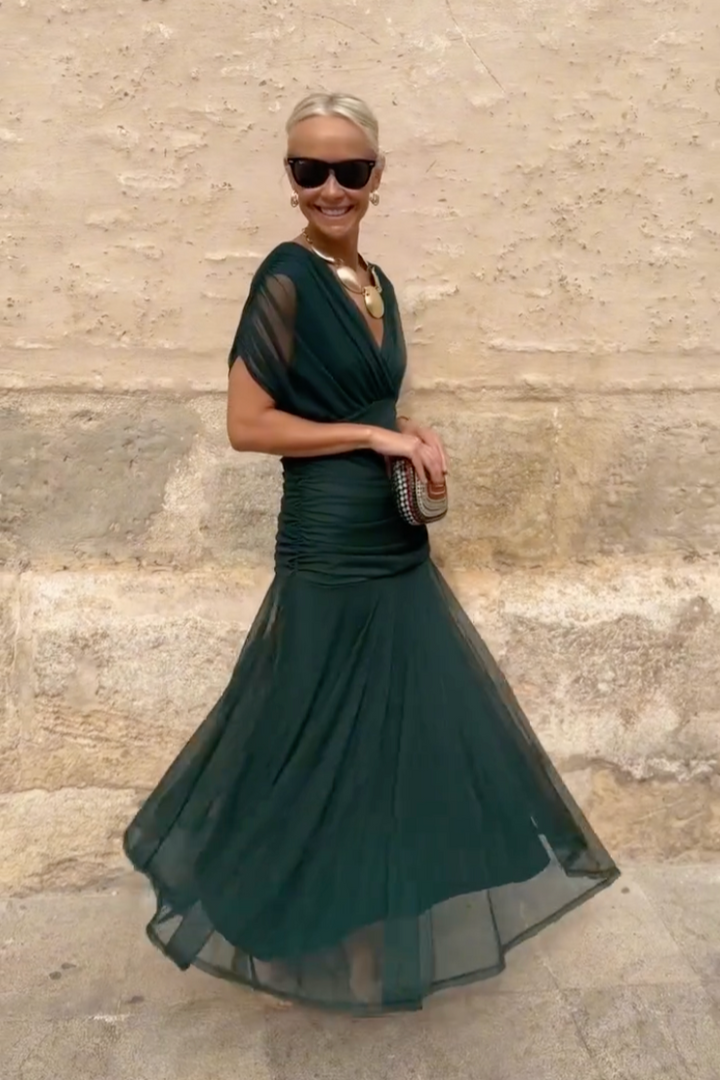 Robe de soirée Fenwick drapée