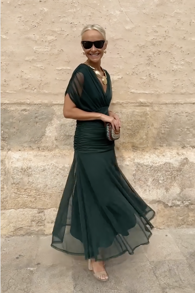 Robe de soirée Fenwick drapée