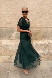 Robe de soirée Fenwick drapée