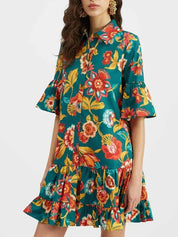 Robe courte Grace unique imprimé