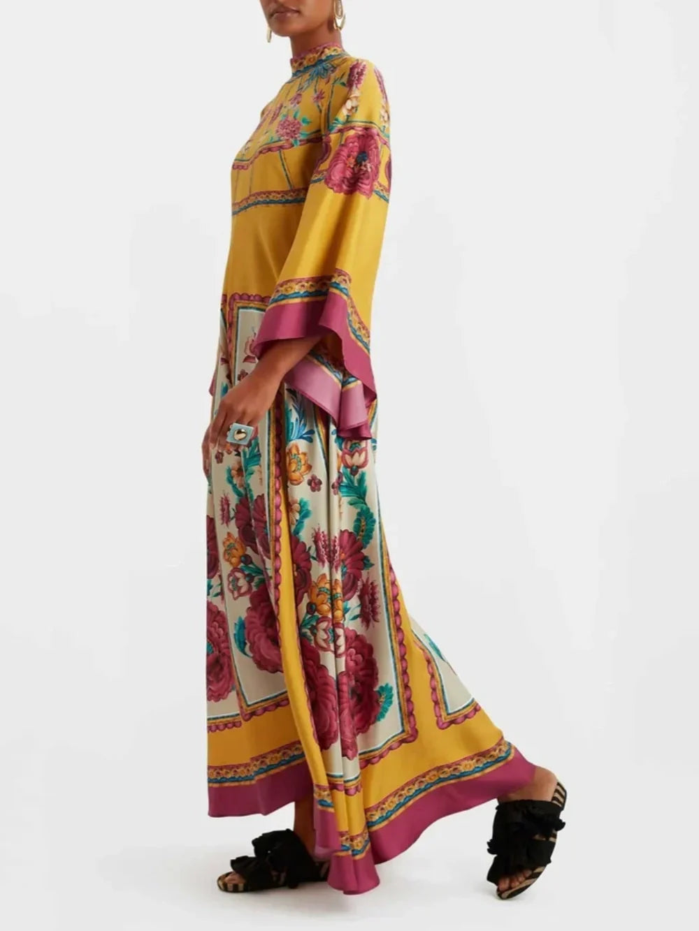 Robe longue fluide décontractée