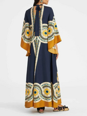 Robe longue Twill imprimé