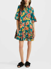 Robe courte Grace unique imprimé