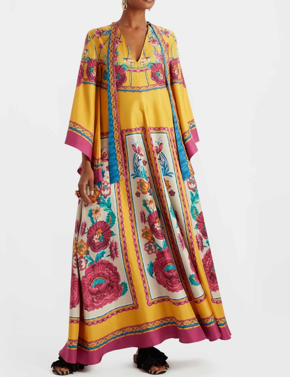 Robe longue fluide décontractée