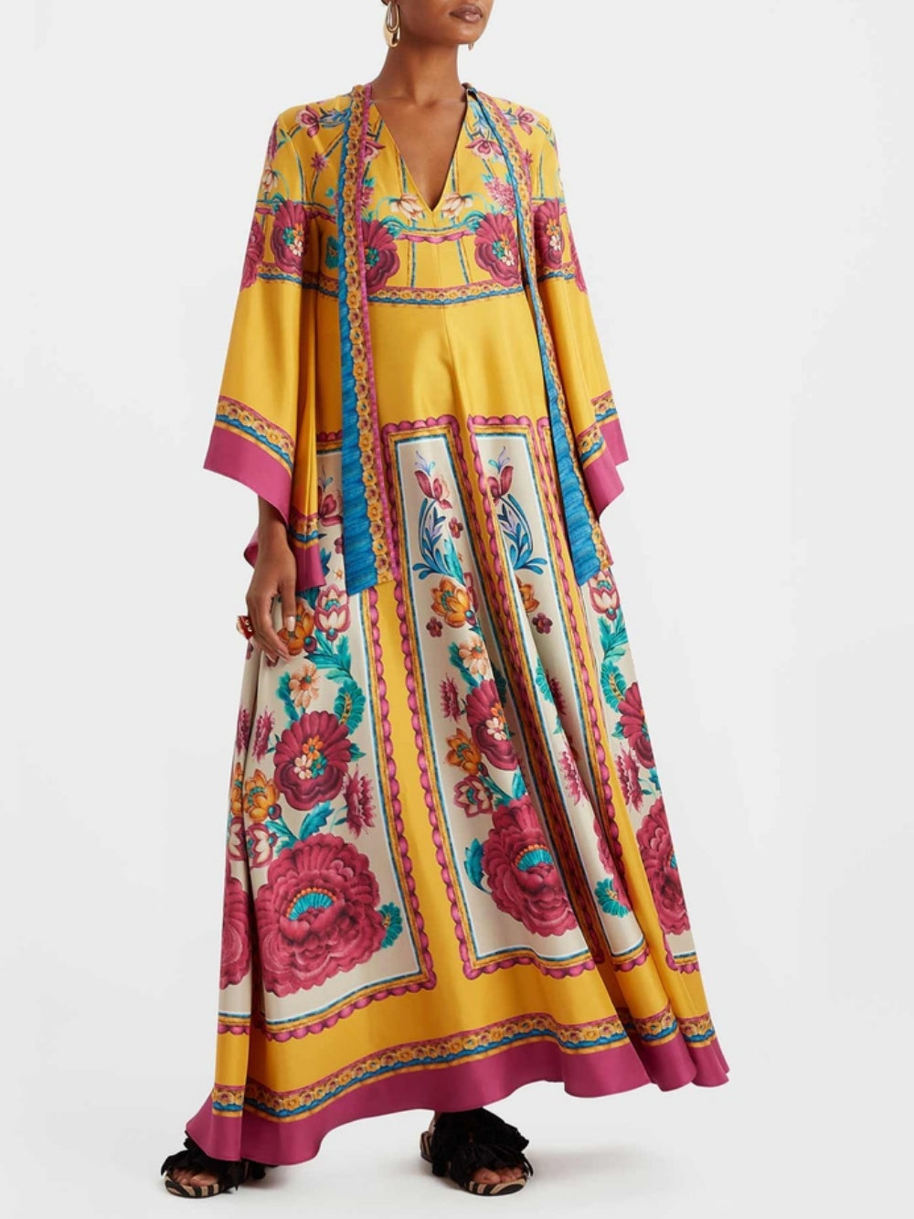 Robe longue fluide décontractée