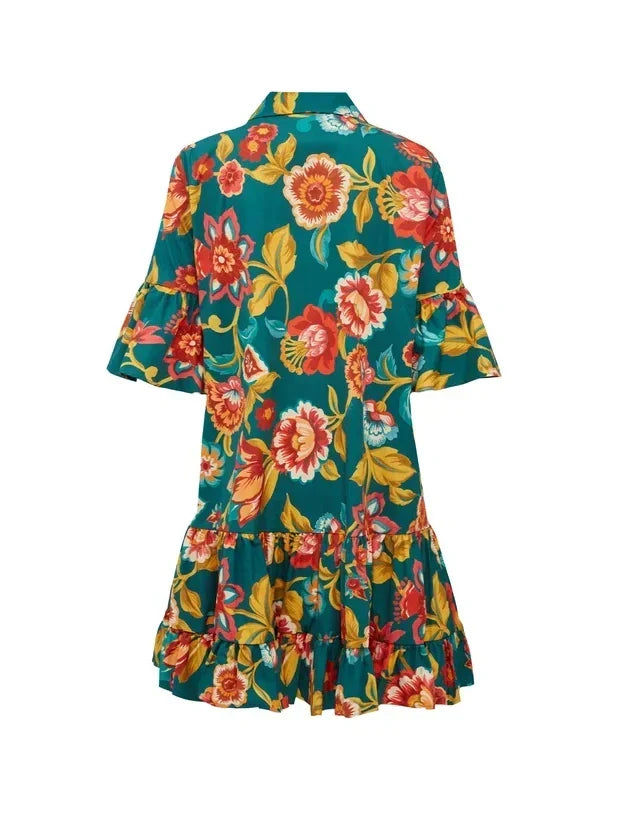 Robe courte Grace unique imprimé