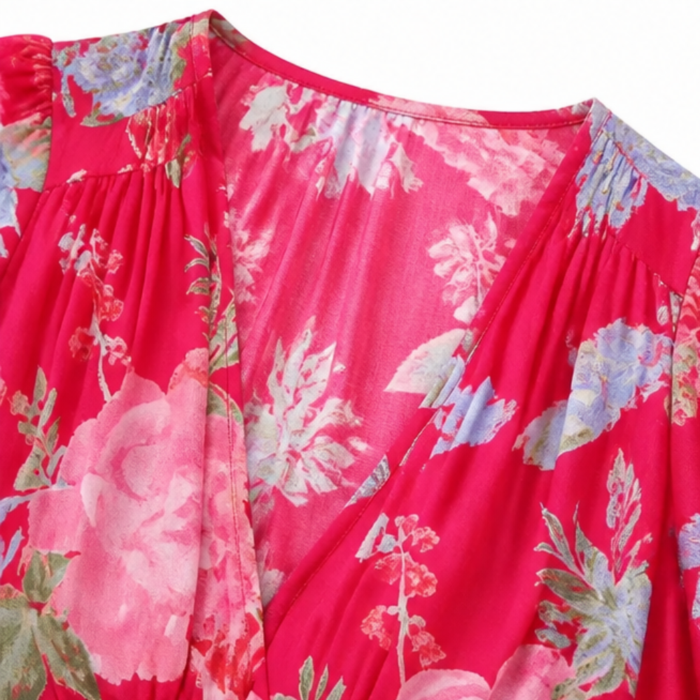 Robe longue Wren fleurie fluide