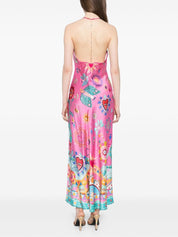Robe mi-longue à chaîne nuisette
