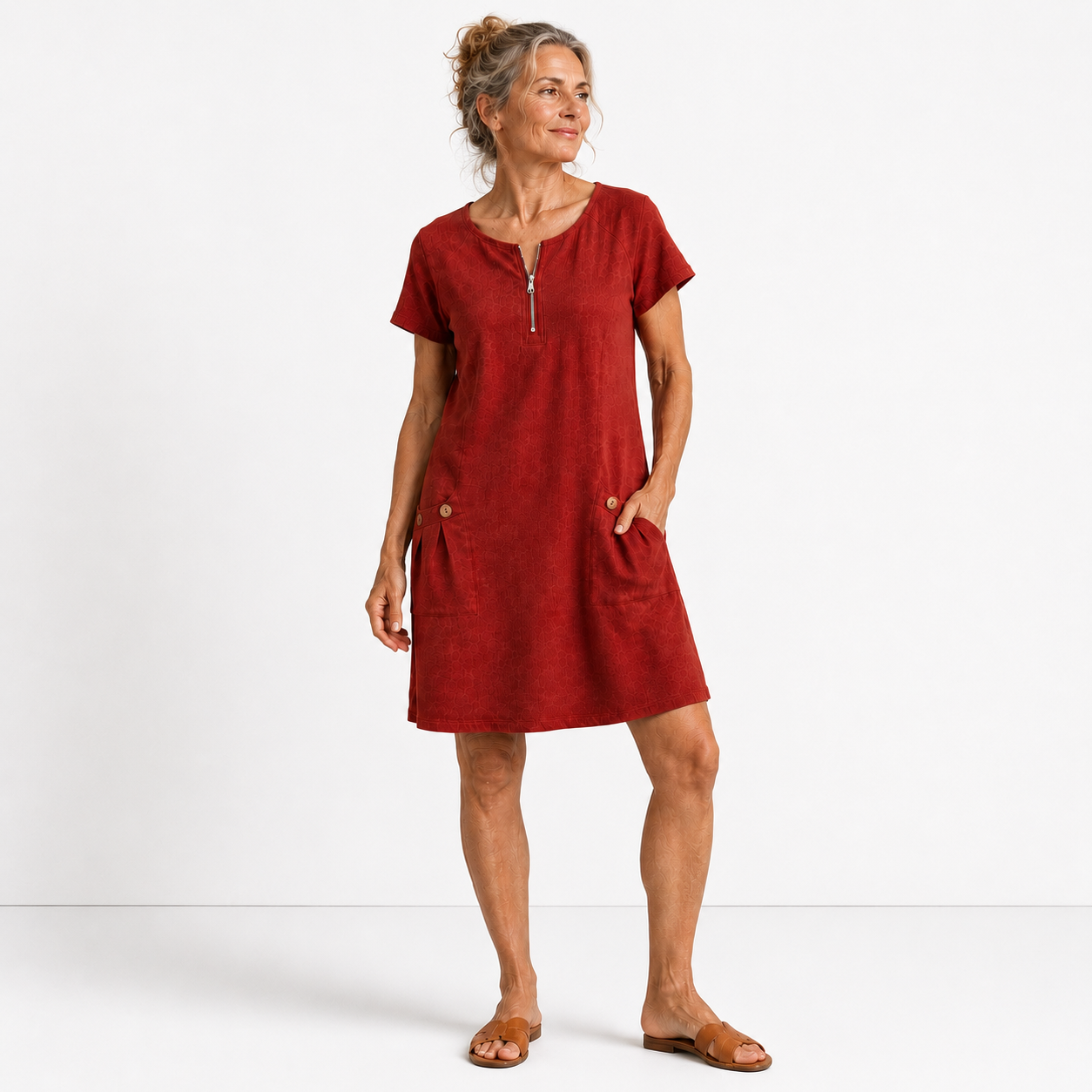 Robe Esme en coton en lin