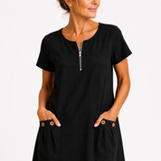 Robe Esme en coton en lin
