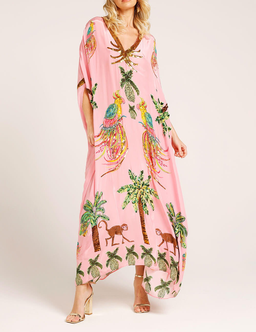 Robe unique imprimée — Noir