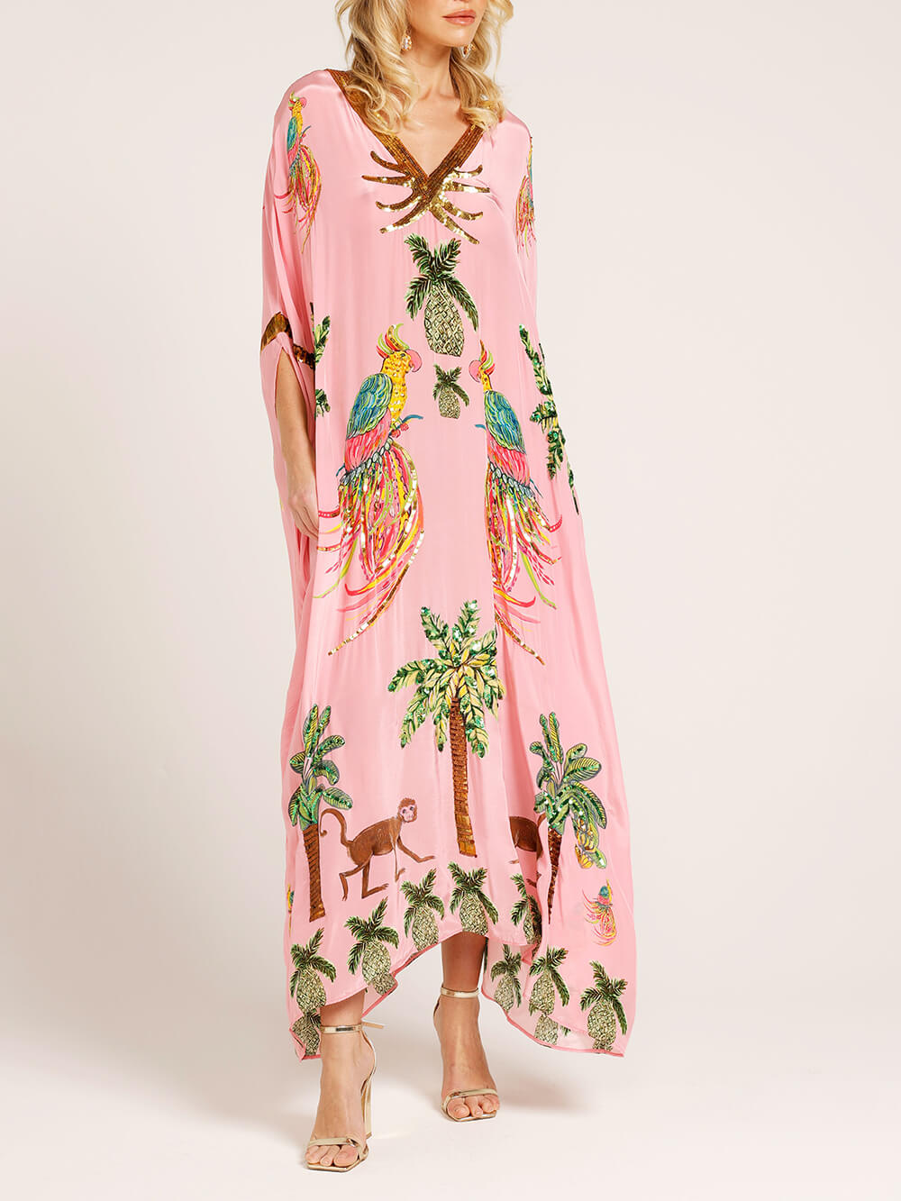 Robe unique imprimée — Noir