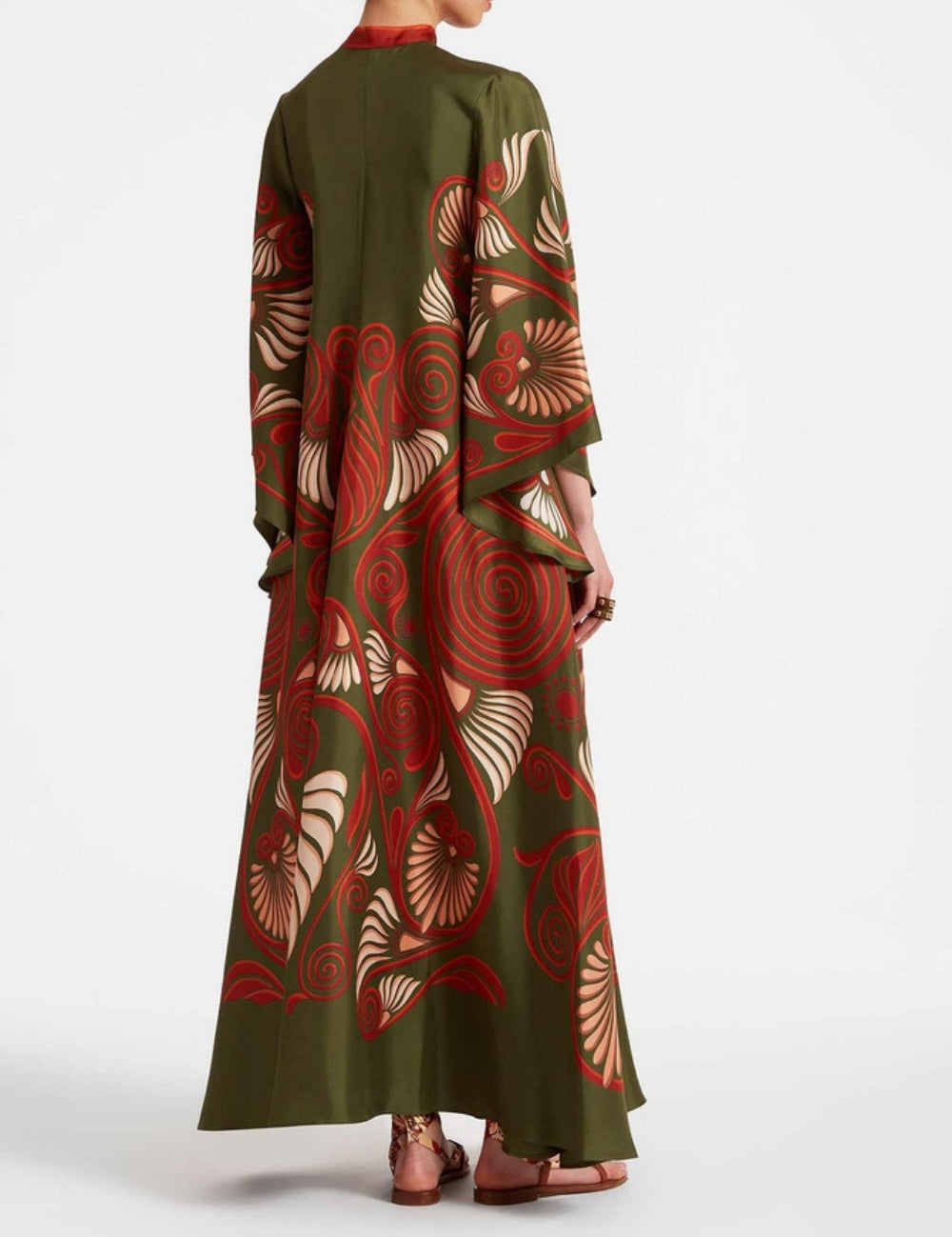 Robe longue Elegance éclatante imprimé