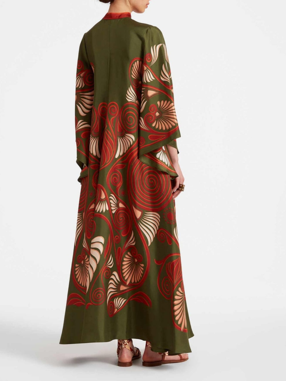 Robe longue Elegance éclatante imprimé