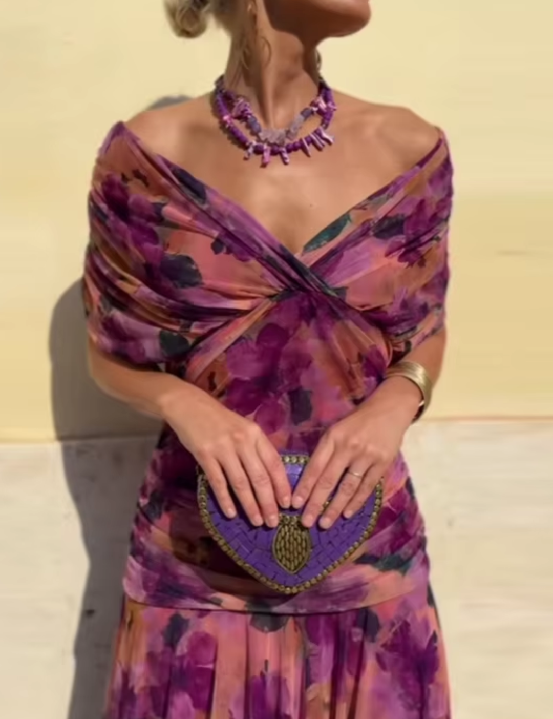 Robe de soirée Fenwick drapée