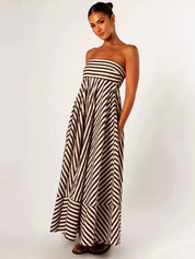 Robe longue Nocturnal froncée