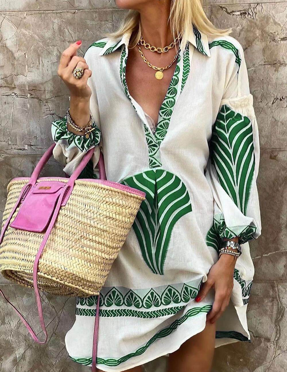Robe courte simple unique de vacances