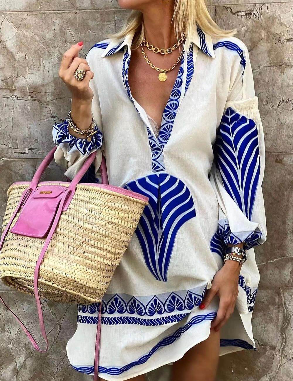 Robe courte simple unique de vacances