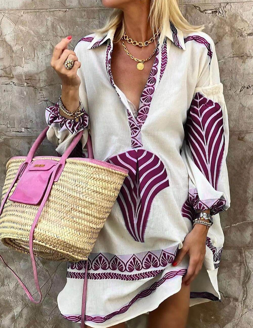 Robe courte simple unique de vacances