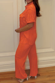 Ensemble Camille plissé