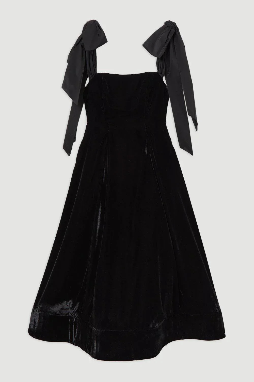 Robe mi-longue Velvet bustier