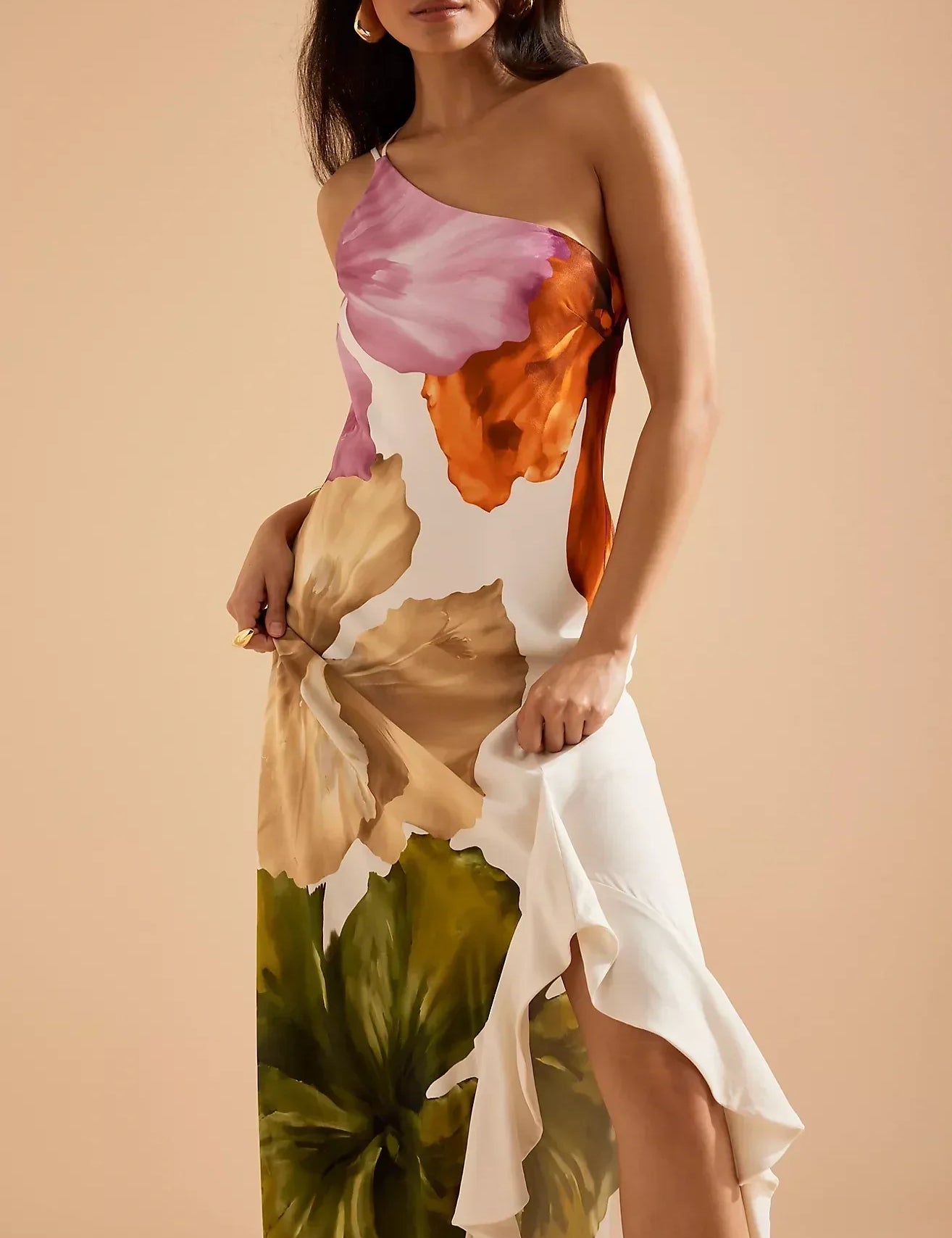 Robe One-shoulder nuisette