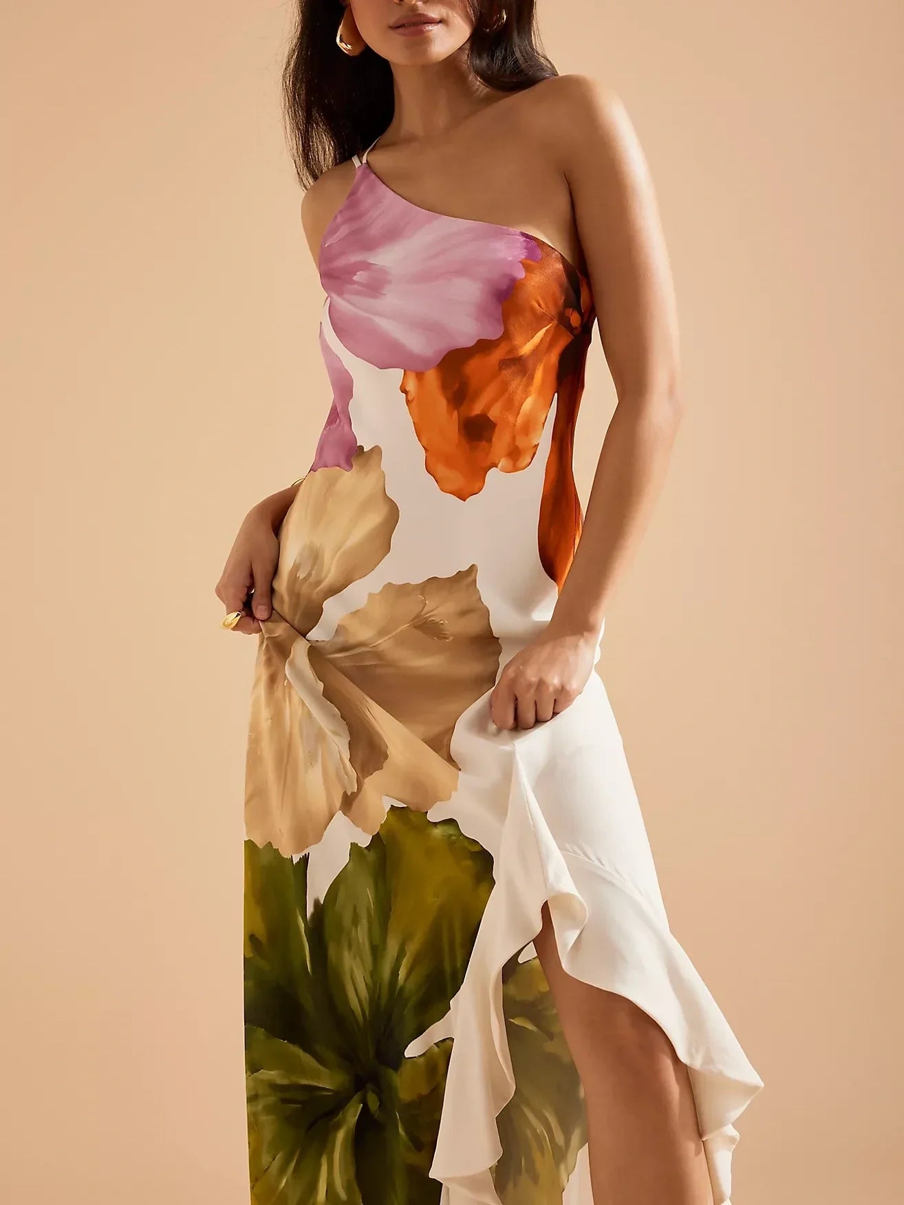 Robe One-shoulder nuisette