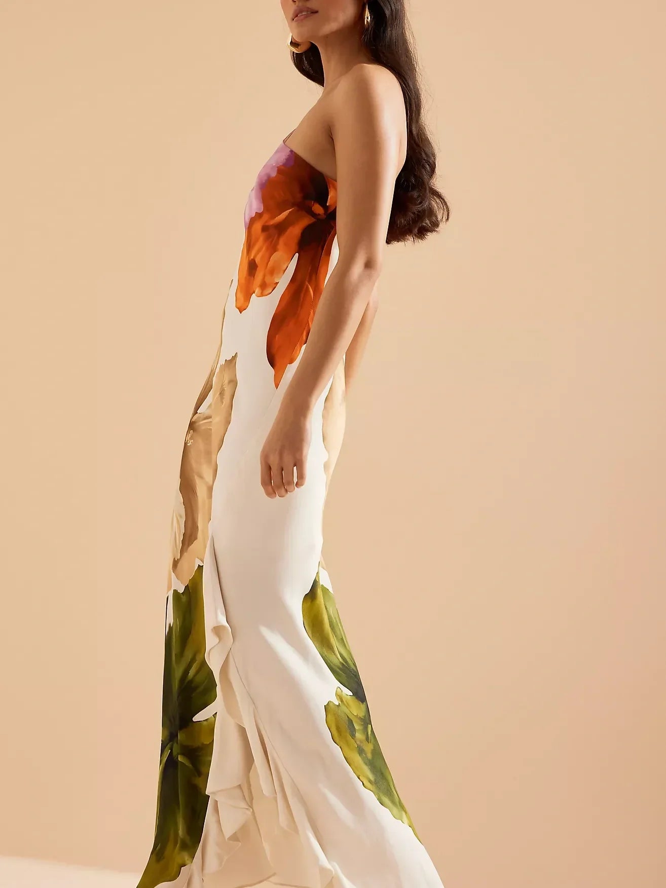Robe One-shoulder nuisette