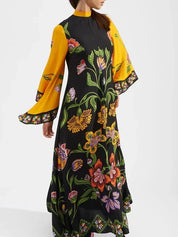 Robe longue ample confortable oversize